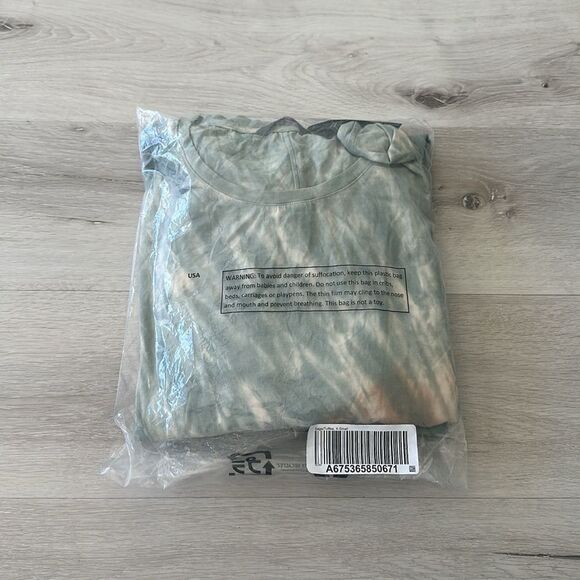 AnyBody Regular Cozy Knit Tie-Dye Top and Jogger Set Sage/Toffee XS NWT IN PKG - Picture 11 of 12
